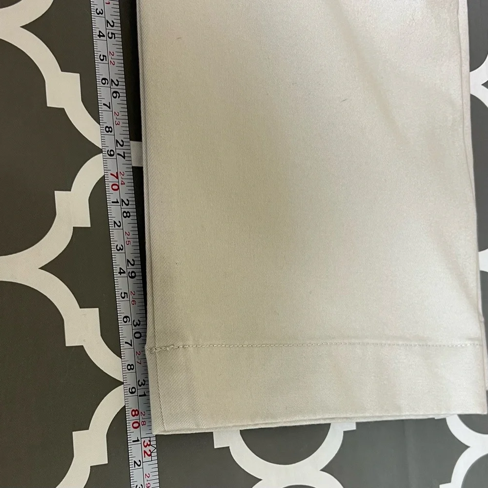 J Crew TruTemp 365 Pants‎ Mens 33x32 Beige Khaki Chino Slim Thermal Comfort NWT